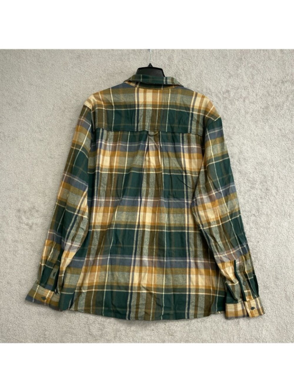 NWT Bass Outdoor Men's XL Stretch Flannel Plaid Button up Shirt Outdoor J2038 - Picture 5 of 14